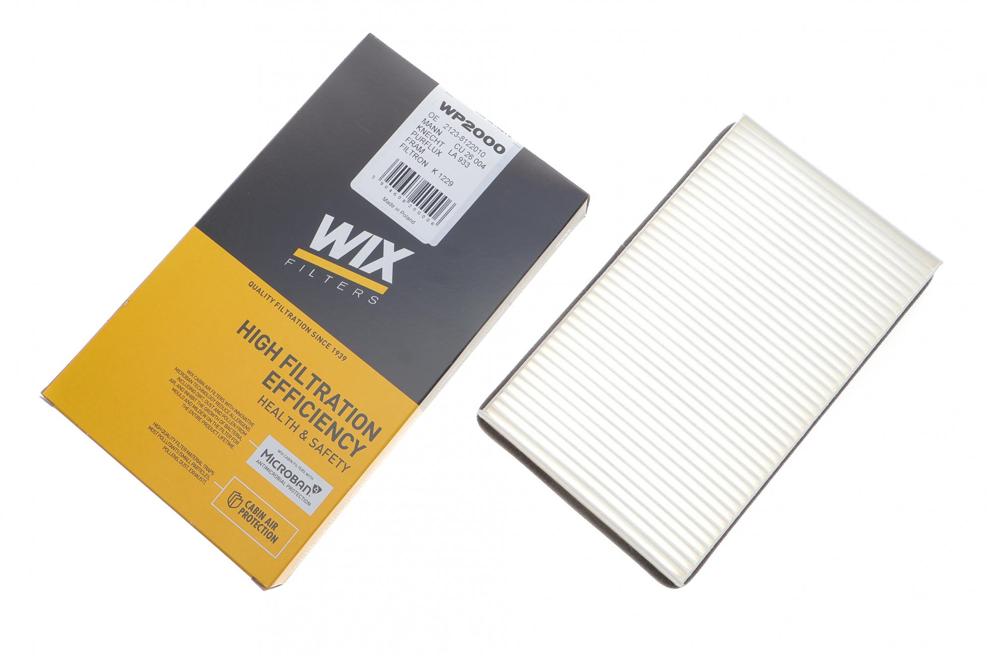 WP2000 WIX FILTERS
